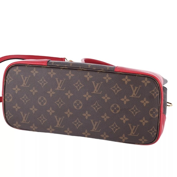 Louis Vuitton Flandrin Triple Compartment Satchel Monogram Brown Cerise M41596 - Picture 8 of 13